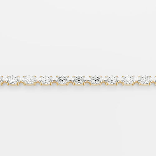 Classic Italian Tennis Bracelet - Oval