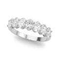 Tia - Half Oval Eternity
