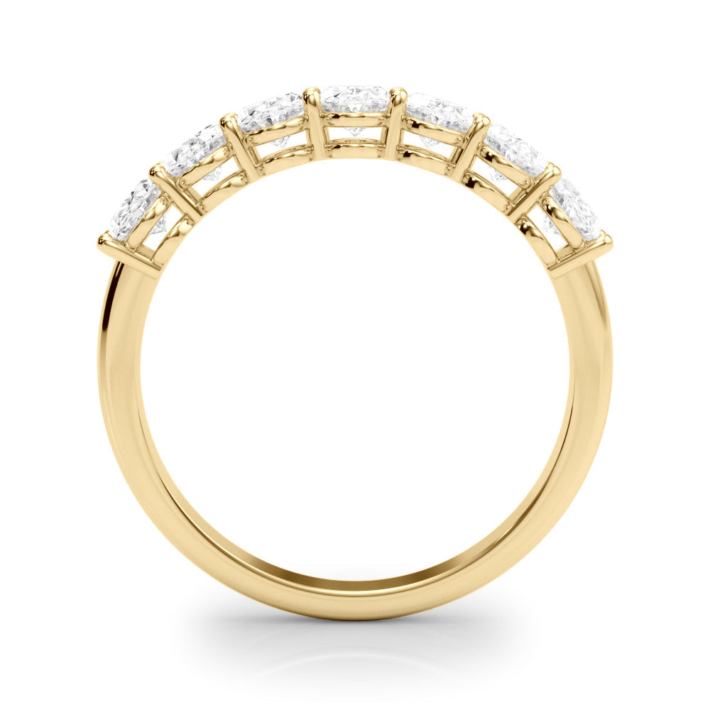 Tia - Half Oval Eternity